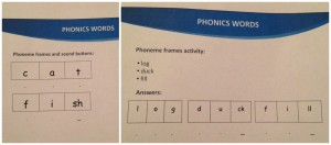 Esempi di phoneme frames