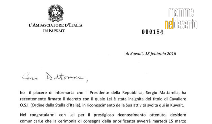 nomina cavaliere osi